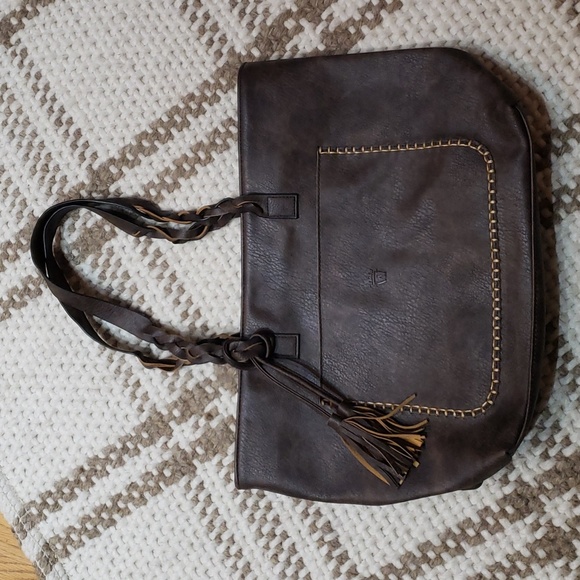 Pink Lily Handbags - New Faux Leather Tote Bag